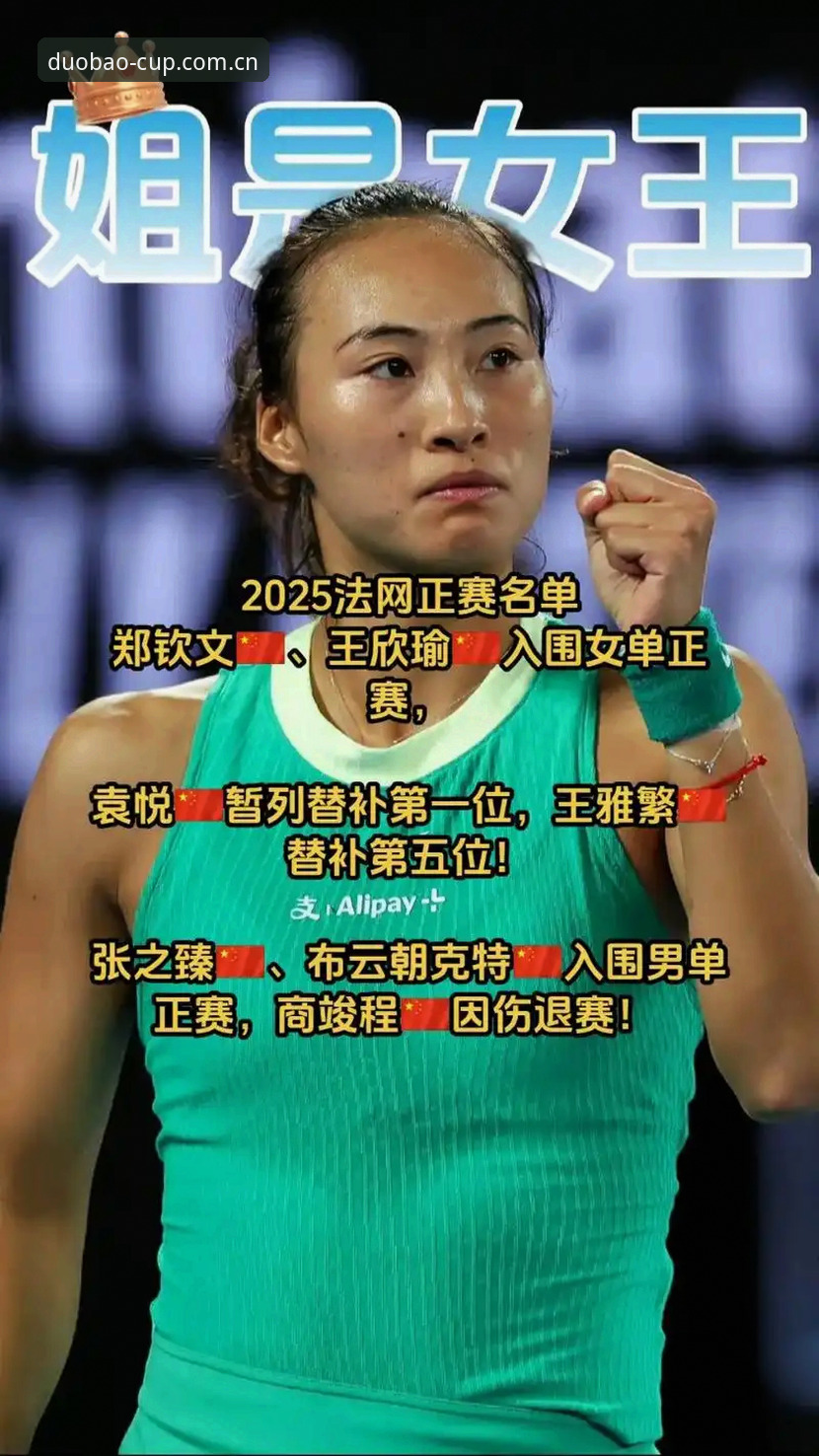 揭秘法网女单中国金花战局：郑钦文保分压力下的突围之路，王欣瑜种子身份背后的新挑战
